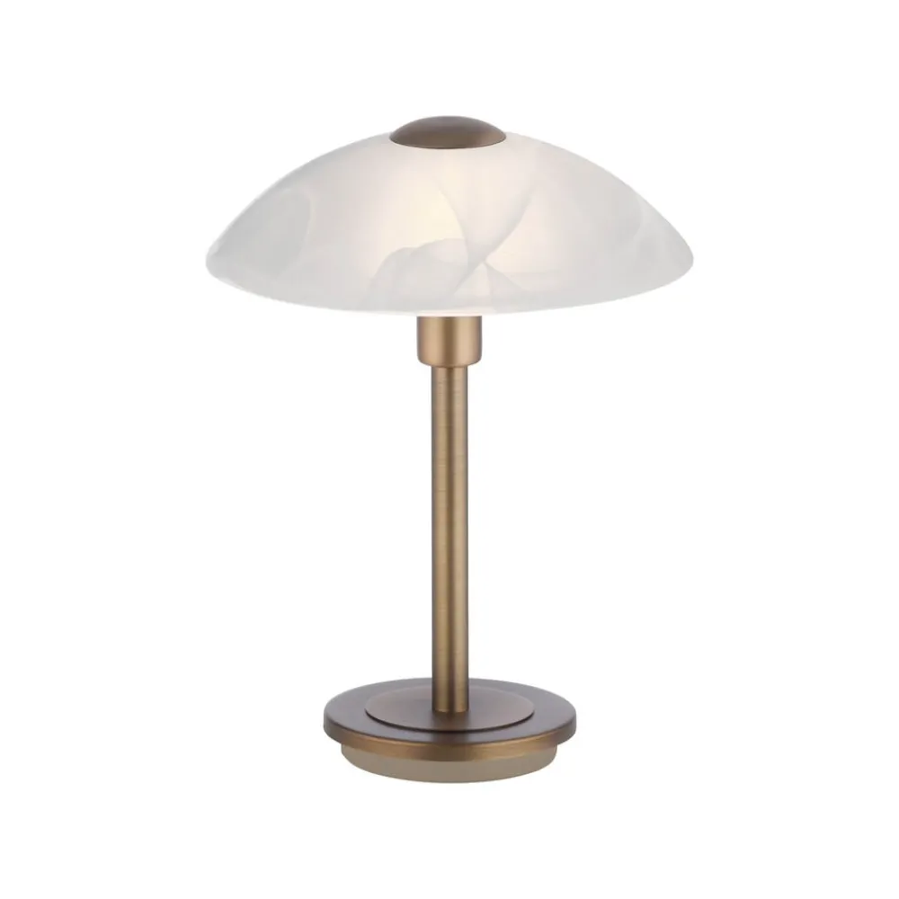 Paul Neuhaus Enova bordlampe, antikk messing| Bordlamper