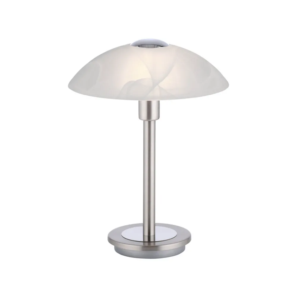 Paul Neuhaus Enova bordlampe, stålfarget