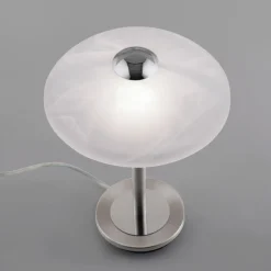 Paul Neuhaus Enova bordlampe, stålfarget