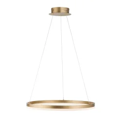 Paul Neuhaus LED-hengelampe Titus, Ø 60 cm, messing, dimbar Discount