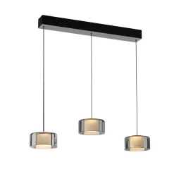Paul Neuhaus LED-hengelampe Rika, 71 cm, glass, dimbar Outlet