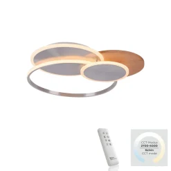 Paul Neuhaus LED-taklampe Palma, tre, CCT, 65 cm, dimbar Online