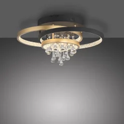 Paul Neuhaus LED-taklampe Rotazo, glass, CCT, dimbar| Led-Innendørs|Taklamper