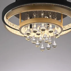 Paul Neuhaus LED-taklampe Rotazo, glass, CCT, dimbar| Led-Innendørs|Taklamper