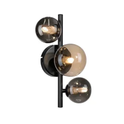 Paul Neuhaus Popsicle vegglampe, svart, glass, 29 cm, G9 Outlet