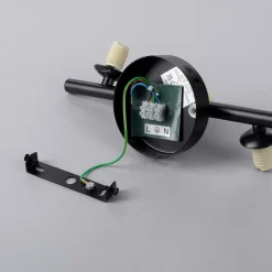 Paul Neuhaus Popsicle vegglampe, svart, glass, 29 cm, G9 Outlet