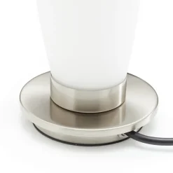 Paul Neuhaus Tyra bordlampe, glass, Ø 10 cm, dimbar, G9