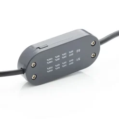 Paul Neuhaus Tyra bordlampe, glass, Ø 10 cm, dimbar, G9