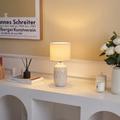 Pauleen Charming Sparkle bordlampe krem/terrazzo