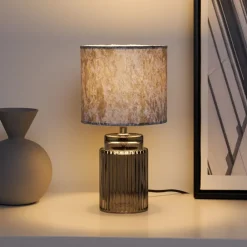 Pauleen Classy Velvet bordlampe med fløyelsskjerm| Bordlamper