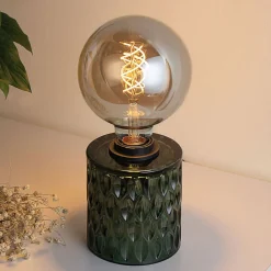 Pauleen Crystal Magic bordlampen av grønt glass New