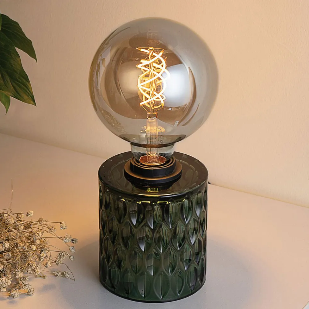 Pauleen Crystal Magic bordlampen av grønt glass New