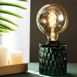 Pauleen Crystal Magic bordlampen av grønt glass New