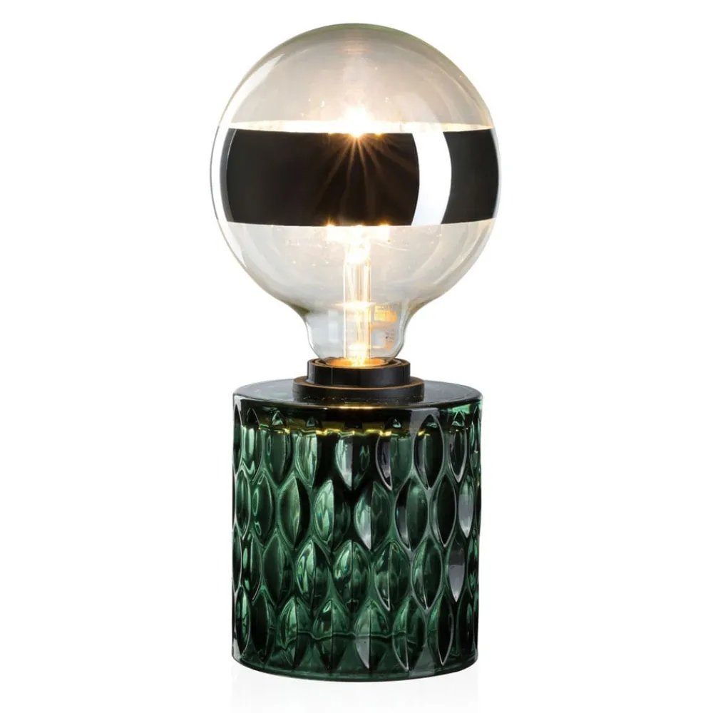 Pauleen Crystal Magic bordlampen av grønt glass New