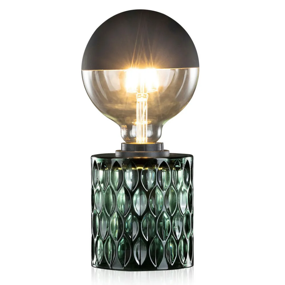Pauleen Crystal Magic bordlampen av grønt glass New