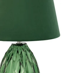 Pauleen Crystal Velvet bordlampe med glassfot Hot