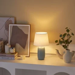 Pauleen Glowing Hug bordlampe, hvit/gråblå