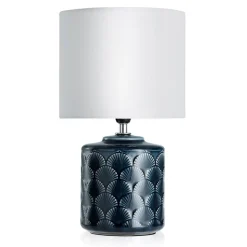 Pauleen Glowing Midnight bordlampe, hvit/blå| Bordlamper