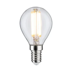 Pauleen LED-dråpepære, glødetråd, E14, 6,5 W, klar, 2700K| E14 Pærer|Filament Pærer