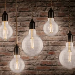 Pauleen LED-filamentpære G125 E27 9 W klar 2 700 K| Filament Pærer|Filament Pærer