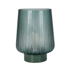 Pauleen Pretty Glamour E27-LED turkis metallfot| Bordlamper
