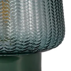 Pauleen Pretty Glamour E27-LED turkis metallfot| Bordlamper