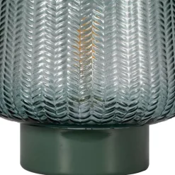 Pauleen Pretty Glamour E27-LED turkis metallfot| Bordlamper