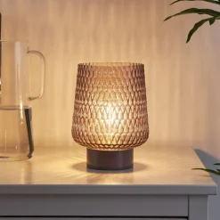 Pauleen Sparkling Glamour batteri grå trefot| Dekorasjonsbelysning|Bordlamper