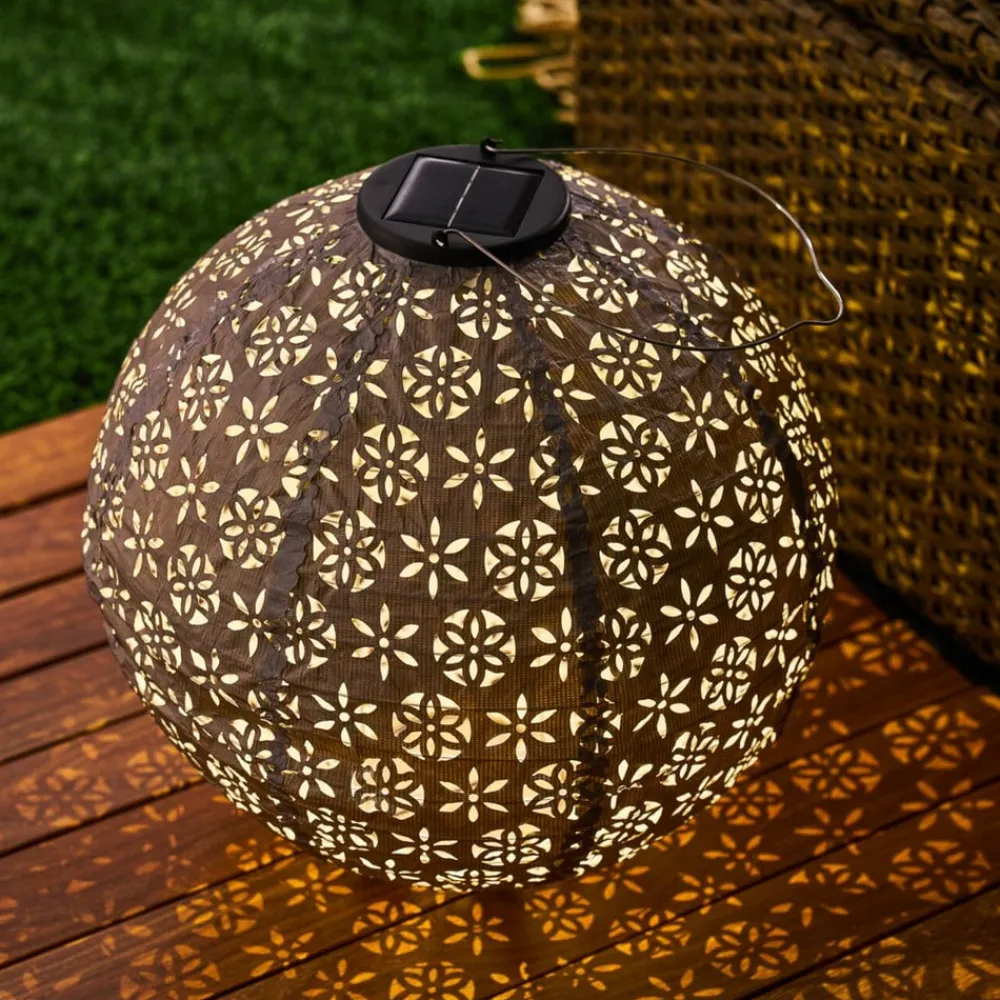 Pauleen Sunshine Dreamer LED-solcellelampe taupe| Terrassebelysning|Solcellelamper