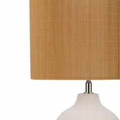 Pauleen Timber Glow bordlampe med bambusskjerm New