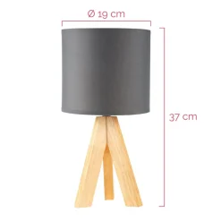 Pauleen Woody Love bordlampe med treramme Discount