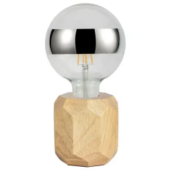 Pauleen Woody Sparkle bordlampe av lyst tre| Bordlamper
