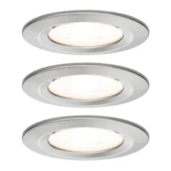 Paulmann 3 spot Nova rund, IP44, dimbar, jern Clearance