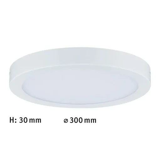 Paulmann Abia LED-panel Ø 30cm 4 000 K hvit| Kontorbelysning