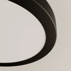 Paulmann Abia LED-panel Ø 30cm 2 700 K matt svart| Kontorbelysning|Led-Innendørs