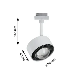 Paulmann Aldan URail LED-spot 2 700 K hvit Outlet