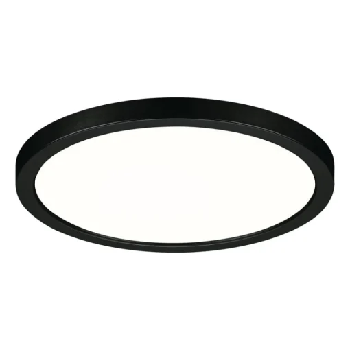 Paulmann Areo LED-panel rund svart 4000K Ø17,5 cm| Downlights