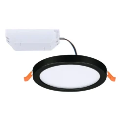 Paulmann Areo LED-panel rund svart 3000K Ø11,8cm Sale