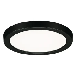 Paulmann Areo LED-panel rund svart 4000K Ø11,8cm Outlet