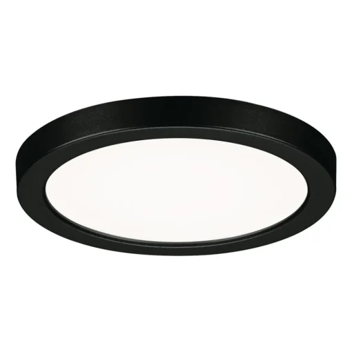 Paulmann Areo LED-panel rund svart 4000K Ø11,8cm Outlet