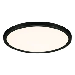 Paulmann Areo Panel dimtowarm rund svart Ø23cm| Kontorbelysning|Downlights