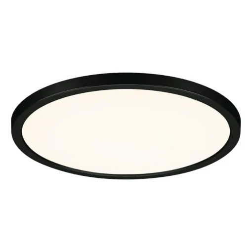 Paulmann Areo Panel dimtowarm rund svart Ø23cm| Kontorbelysning|Downlights