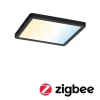 Paulmann Areo ZigBee CCT kantet svart 17,5x17,5cm| Smarthus Belysning