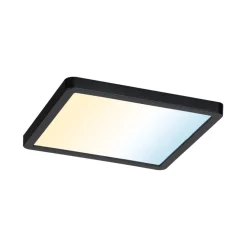 Paulmann Areo ZigBee CCT kantet svart 17,5x17,5cm| Smarthus Belysning