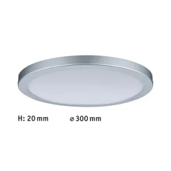 Paulmann Atria LED-taklampe Ø 30 cm krom Best