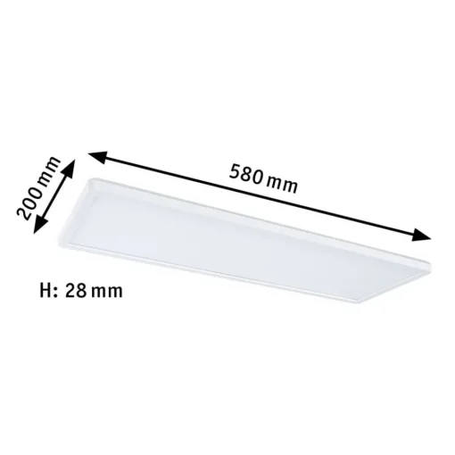 Paulmann Atria Shine on/off hvit bryter 58x20| Butikkbelysning
