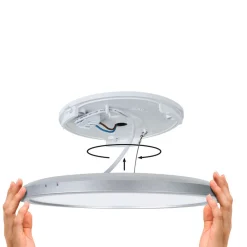Paulmann Atria Shine Panel av/på krom 830 Ø19cm Discount