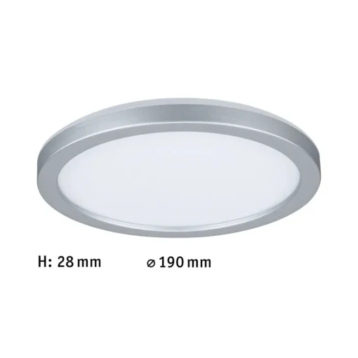 Paulmann Atria Shine Panel av/på krom 830 Ø19cm Discount