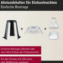 Paulmann avstandsstykke for innfelte lamper, 6,2 - 9 cm, 10 stk| Tilbehør