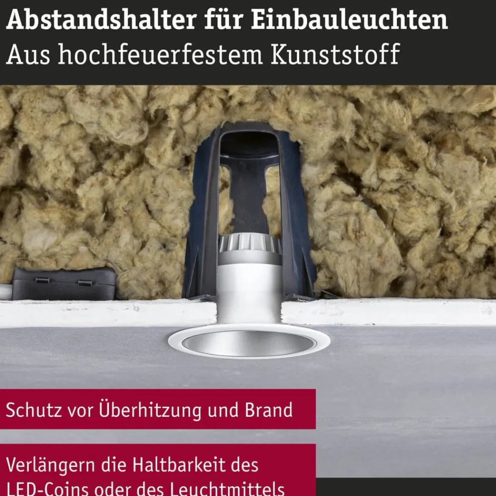 Paulmann avstandsstykke for innfelte lamper, 6,2 - 9 cm, 10 stk| Tilbehør